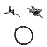 Zestaw hydraulicznych hamulców tarczowych Shimano XTR BR-M9200/BL-M9200 Przód/Lewy Żywica bez żeberek/Adapter Wąż 1000mm Czarny