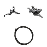 Zestaw hydraulicznych hamulców tarczowych Shimano XTR BR-M9200/BL-M9200 Tył/Prawy Żywica bez żeberek/Adapter Przewód 1700mm Czarny