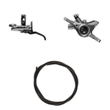 Zestaw hydraulicznych hamulców tarczowych Shimano XTR BR-M9200/BL-M9220 przód/lewy żywiczne bez żeberek/adapter wąż 1000mm czarny