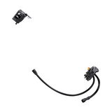 Shimano Steps Uchwyt Baterii BM-E8035 Cylinder Zamka 400mm Gen. 1 Otwór na Klucz Czarny