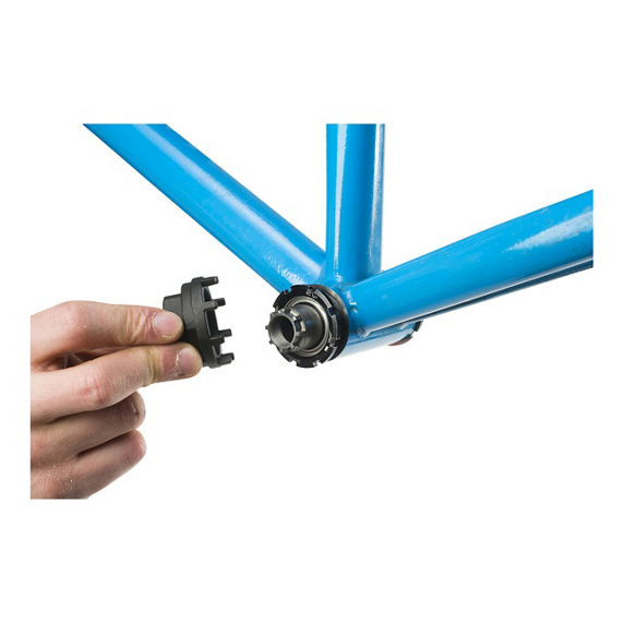 Herramienta Eje Pedalier VAR para Shimano XTR y Ultegra Plata #2
