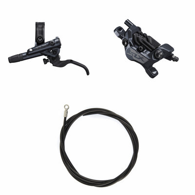 Kit Freno Disco Hidráulico Shimano SLX BR-M7120/BL-M7100 Delantero/Izquierdo Resina Aletas Sin Adaptador Latiguillo 1000mm Negro #2
