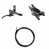 Zestaw hydraulicznych hamulców tarczowych Shimano XTR BR-M9120/BL-M9120 Tył/Prawy Żywica z żeberkami Bez adaptera Przewód 1700mm Czarny