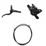 Zestaw hydraulicznych hamulców tarczowych Shimano BR-MT410/BL-MT401 Tył/Prawy Żywica bez żeberek/Adapter Przewód 1700mm Czarny