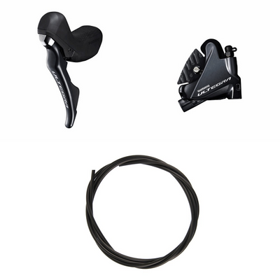 Kit Freno Disco Delantero Shimano Ultegra ST-R8020/BR-R8070/Latiguillo Negro