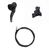 Zestaw hydraulicznych hamulców tarczowych Shimano GRX BR-RX410/ST-RX610 Tył/Prawy Żywica z żeberkami Bez adaptera Przewód 1700mm Czarny