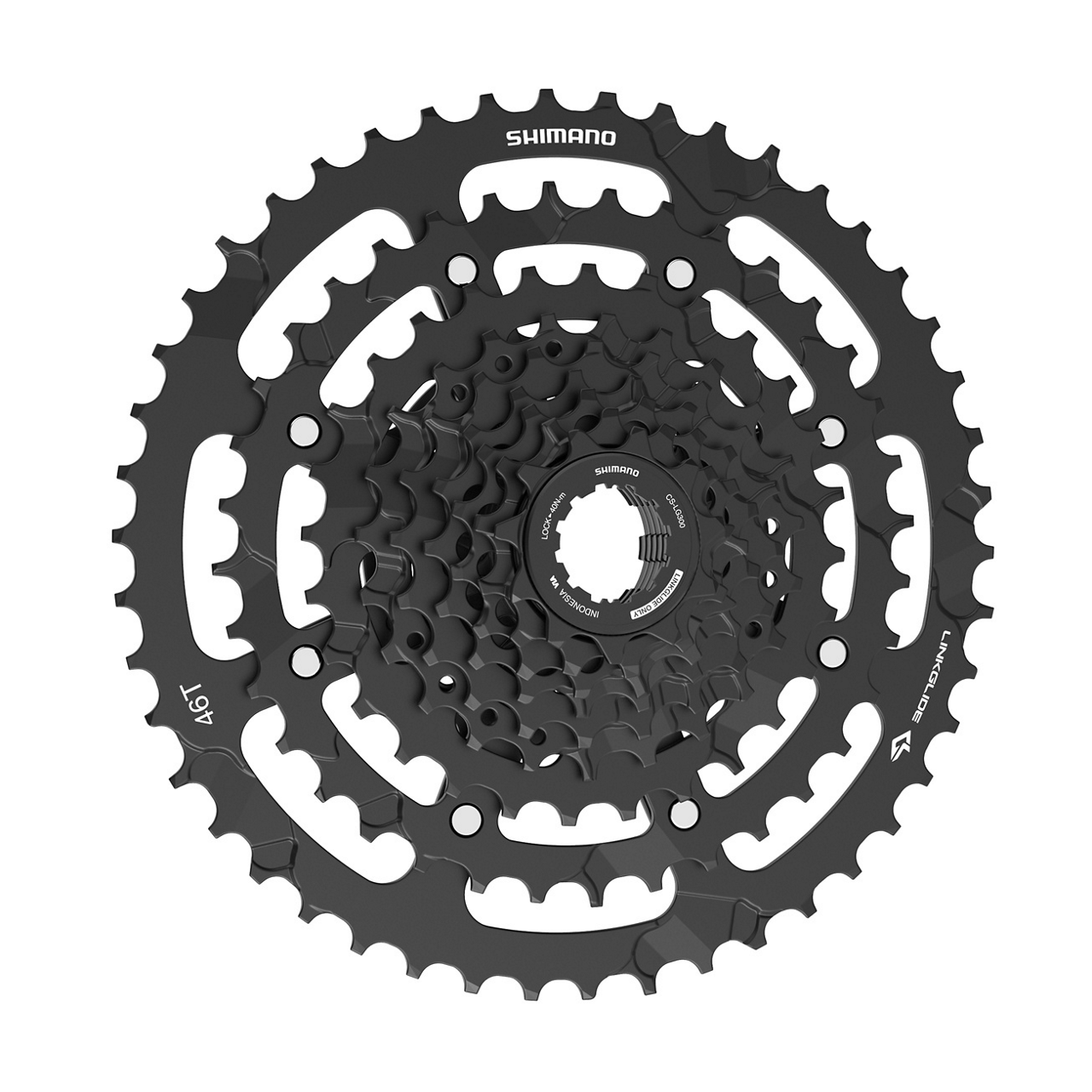 Cassete Shimano CS-LG300-9 9v 11-46D Negro #2
