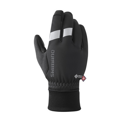 Guantes Shimano Windstopper Primaloft Hombre Negro