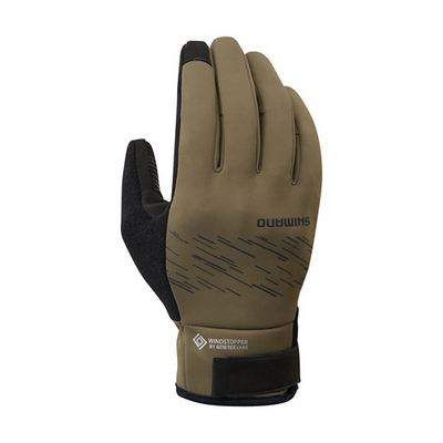 Guantes Shimano Aislantes Windstopper Unisex Sand Brown