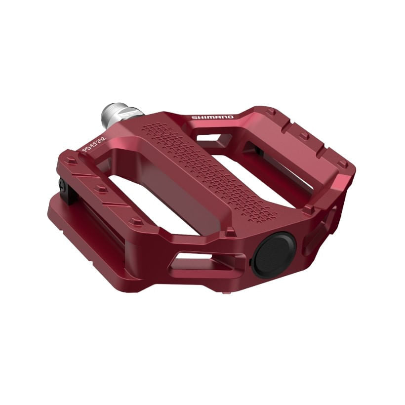 Pedales Plataforma Shimano EF202 Rojo