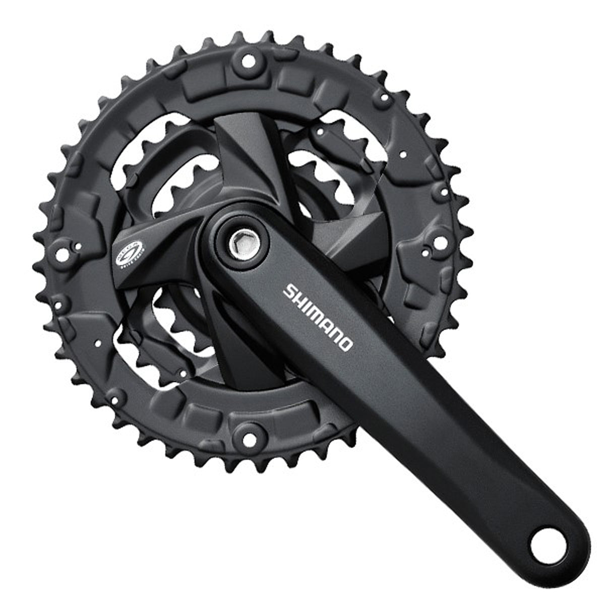 Juego Bielas/Platos Shimano FC-M371 Square 44/32/22d 9v Pedalier Negro