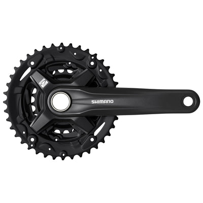 Juego Bielas Shimano FC-MT210-3 Crankset 9v 40/30/22d Sin CG Negro