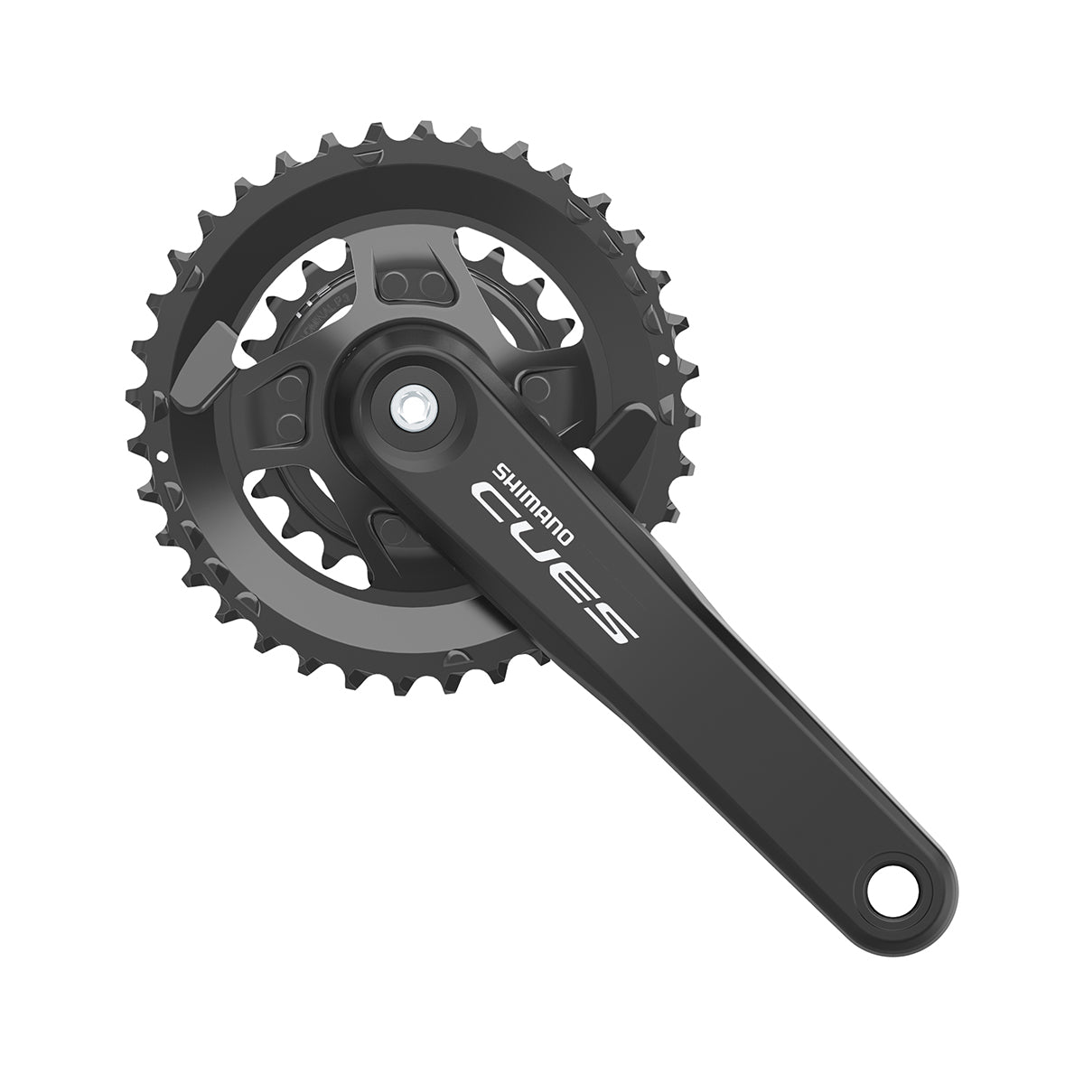 Juego Bielas/Platos Shimano Cues FC-U4010-2B 36/22d 9/10/11v Sin Cazoletas Negro