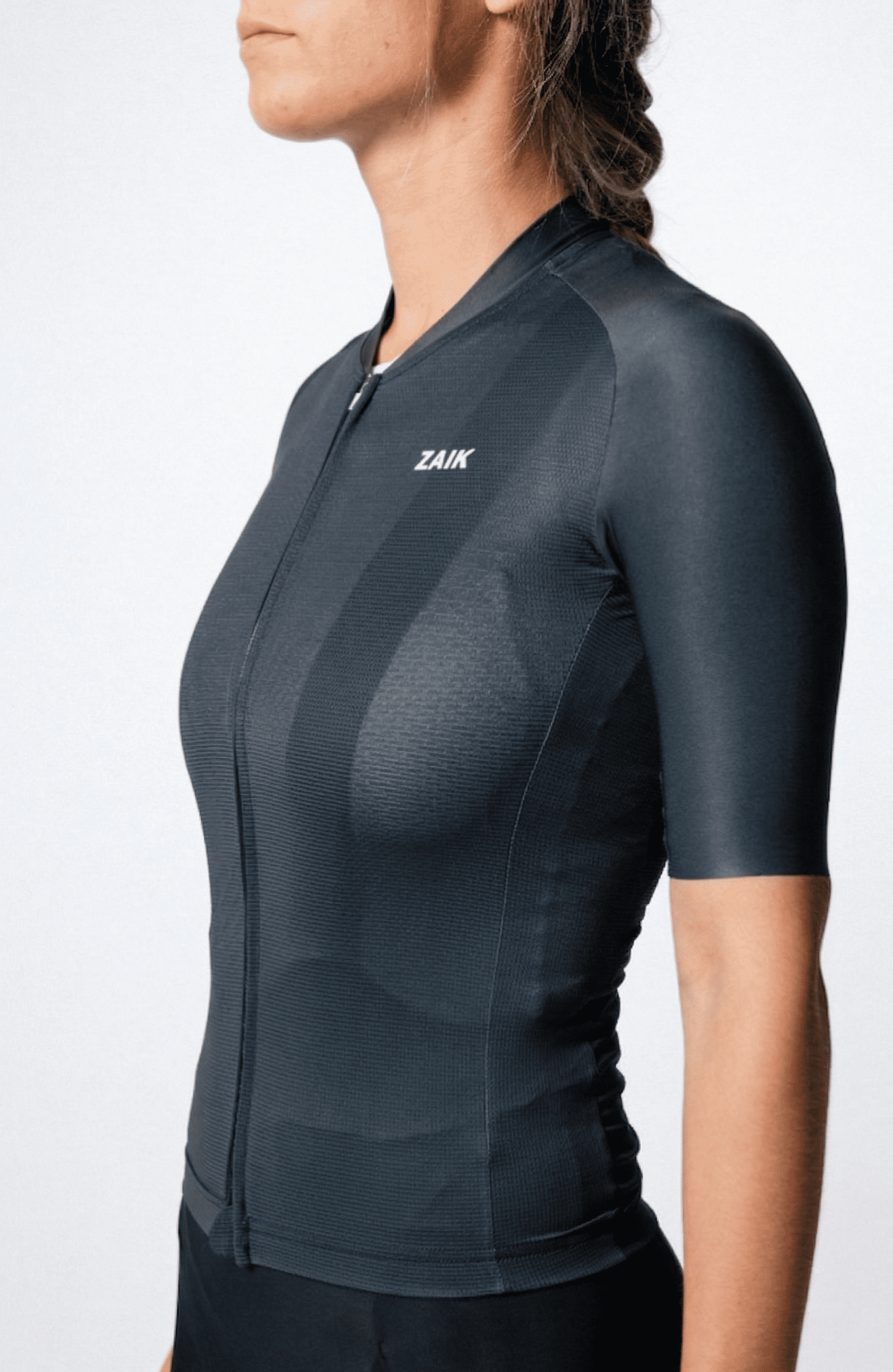 Zaik Maillot Manga Corta Essence Mujer Dark Grey