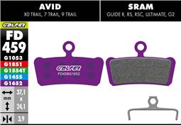 Pastillas Freno Galfer Ebike Sram/Avid XO Trail FD459G1652
