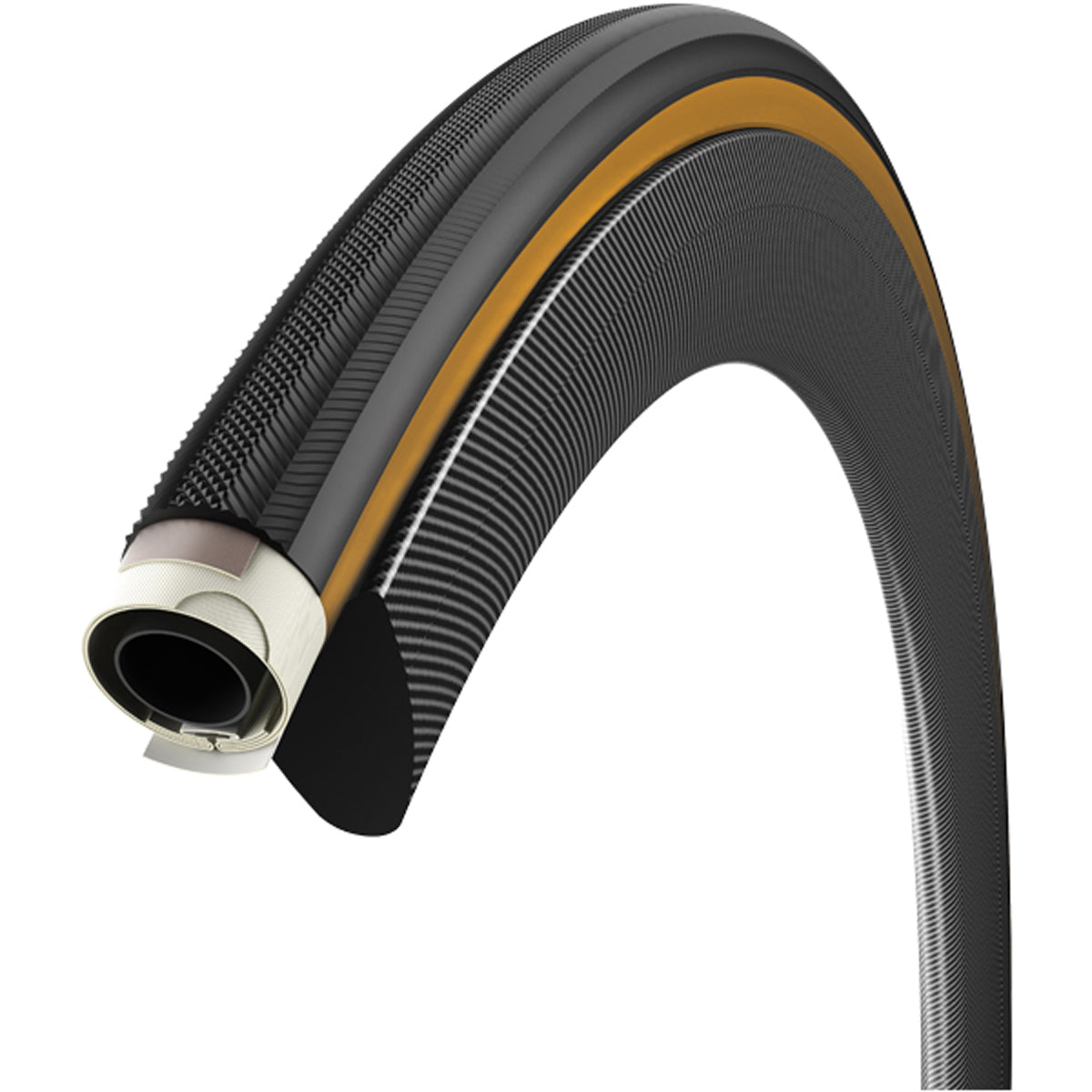 Tubular Vittoria Junior 28/21-20 Crema/Negro