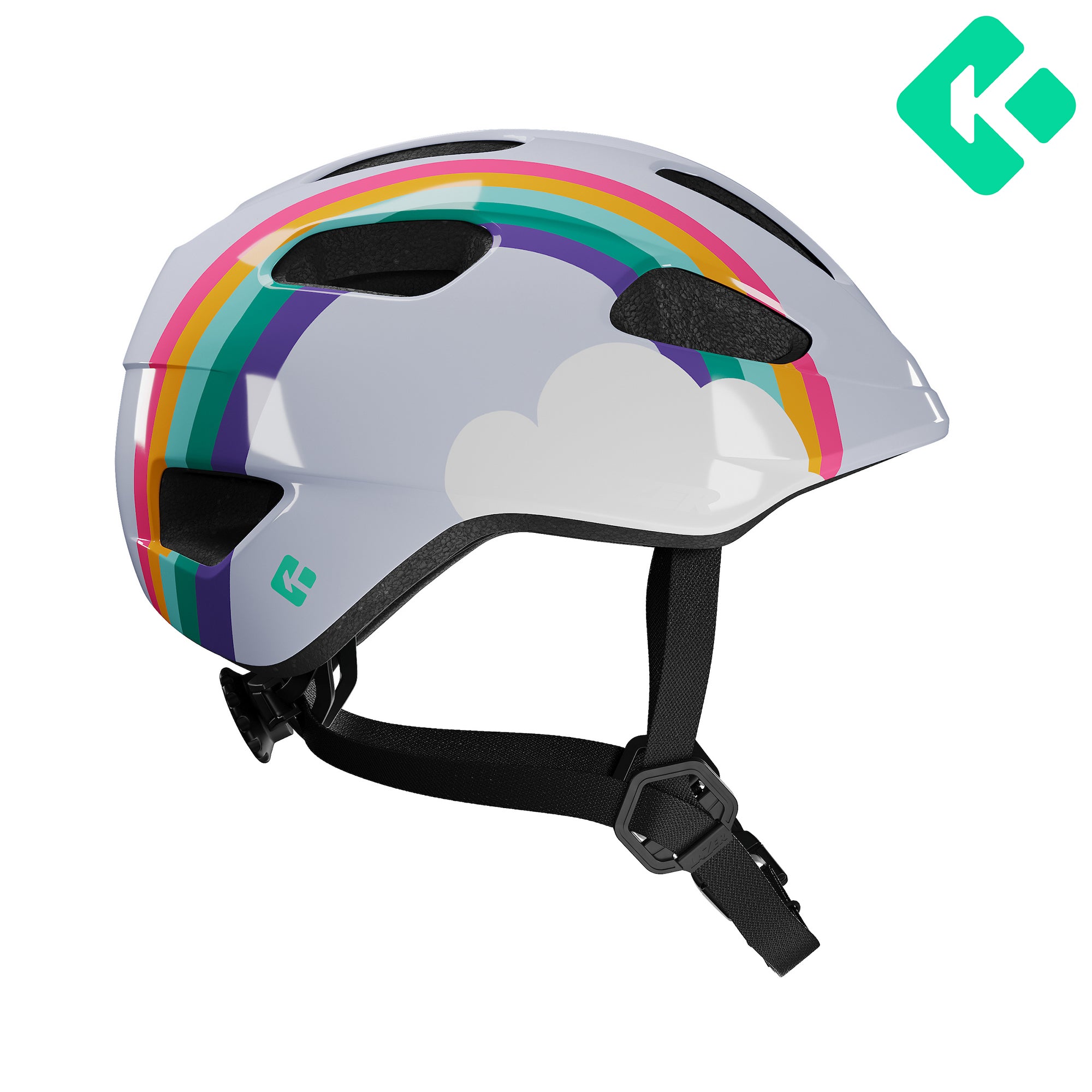 Casco Lazer Pnut 2.0 KC CE-CPSC Niño Rainbow