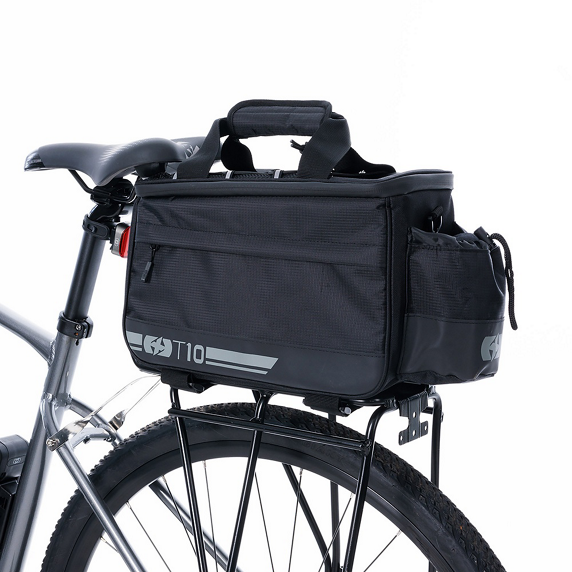 Bolsa Bicicleta Oxford Serie-T Portaequipajes T10 10L Negro #3