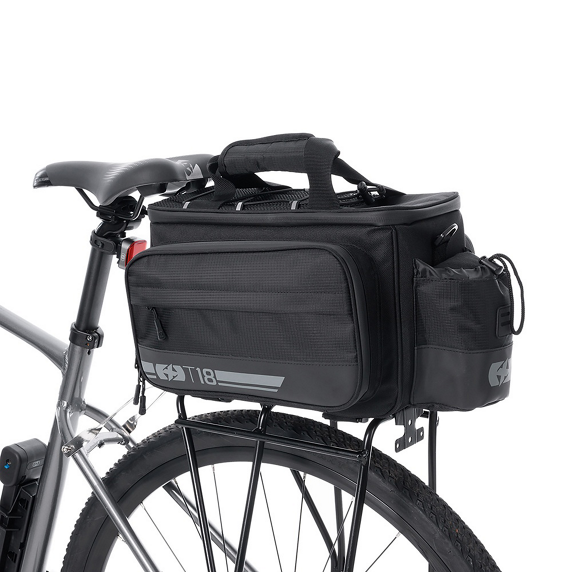 Bolsa Bicicleta Oxford Serie-T Portaequipajes T18 18L Negro #4