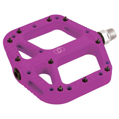 Pedales Plataforma Nailon Oxford Loam 20 Morado