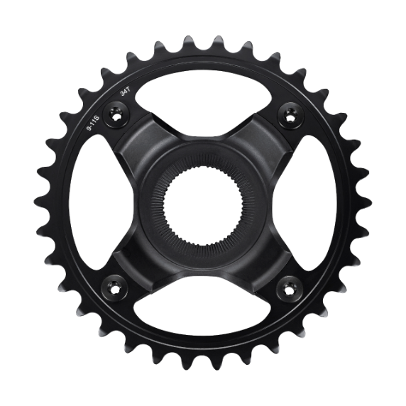 Plato Shimano Steps SM-CRE70-B 55mm Sin Guia Cadena Negro