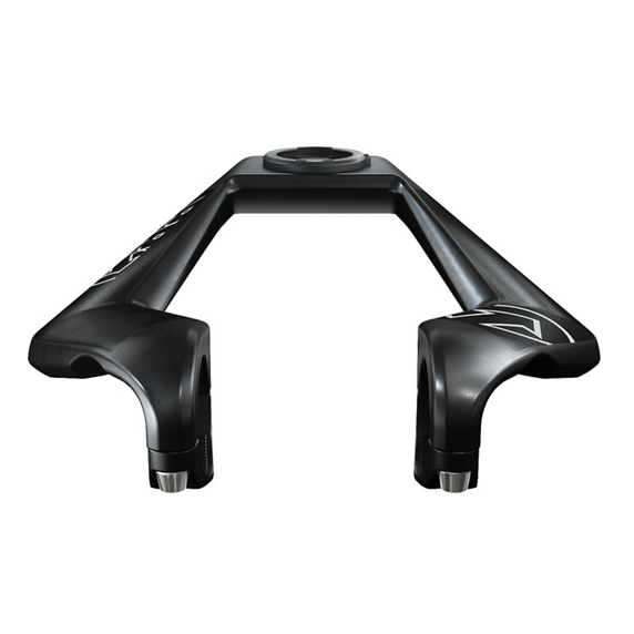 Acople Manillar PRO Compact Carbon Soporte Ciclocomputador 31.8mm Negro #3