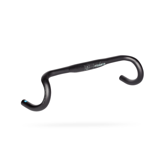 Manillar Gravel PRO PLT Discover Aluminio 31.8mm 115mm 65mm 12° Flare Negro