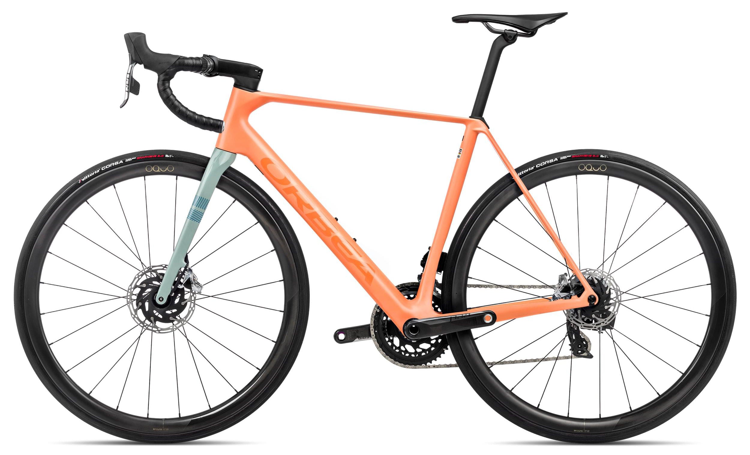 Bicicletas Carretera Orbea Orca M11eltd Pwr 2024 Orange Cloud Matt/Stone Blue Matt/Gloss #2