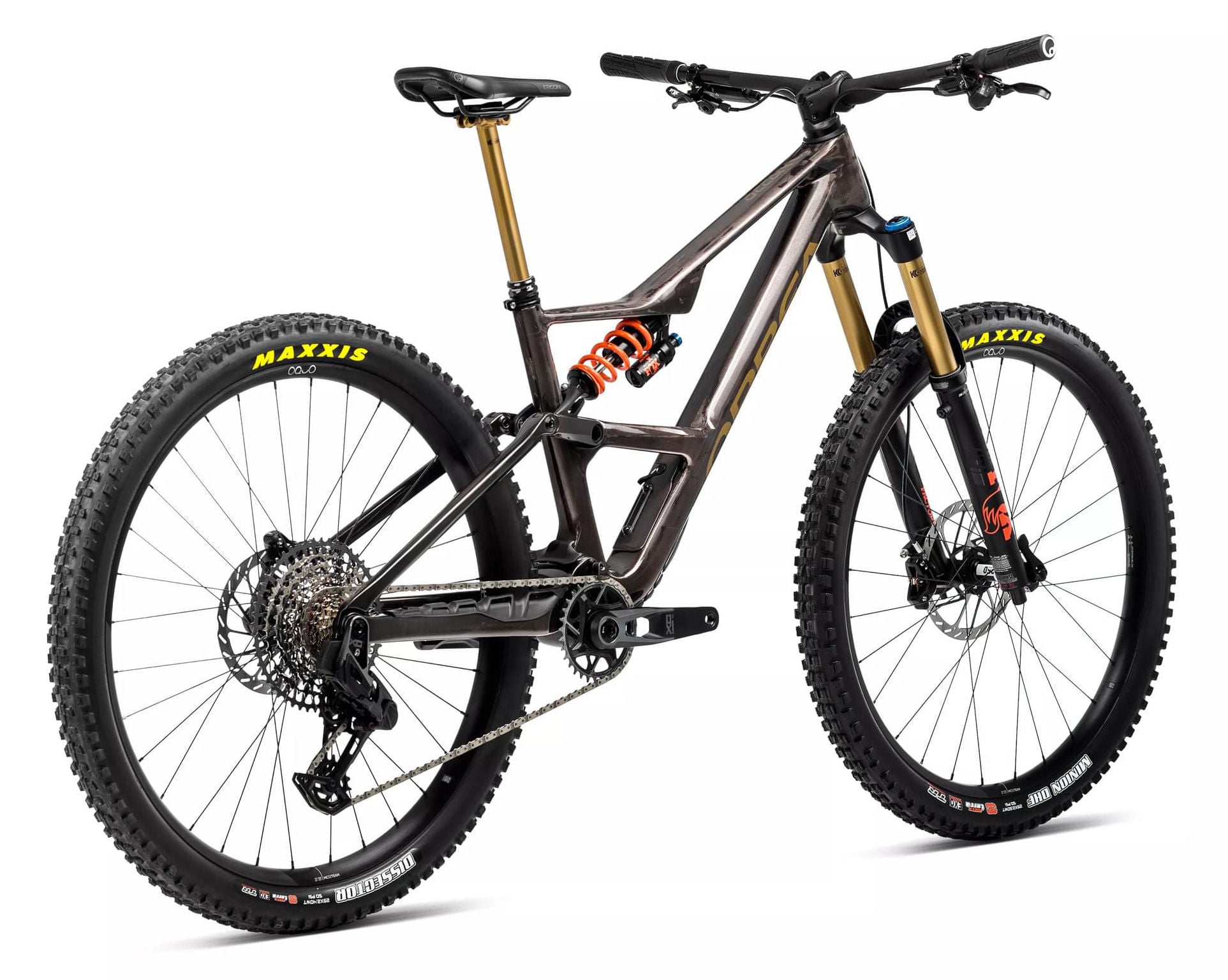 Orbea Occam Lt M-Team 2024 Cosmic Carbon View/Metallic Olive Green Gloss #3