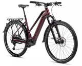 Rowery Elektryczne Orbea Kemen Mid 10 2024 Dark Red Gloss/Matt