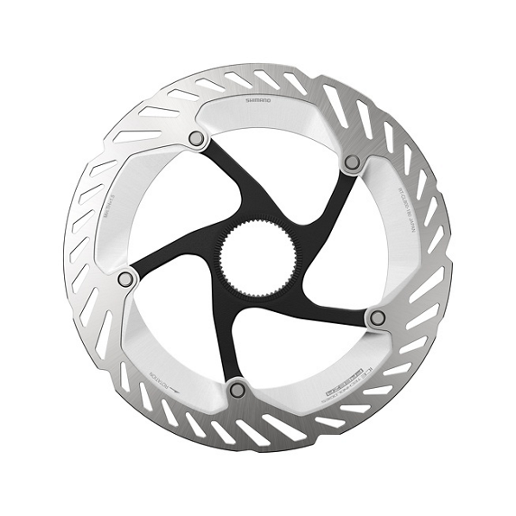 Disco Freno Shimano RT-CL800 Center Lock Ice Technologies Freeza Anillo Cierre Interno Plata/Negro