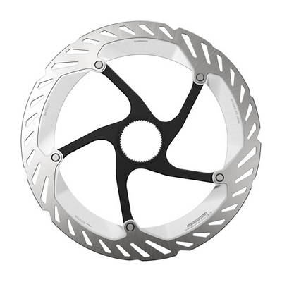 Disco Freno Shimano RT-CL800 Center Lock Ice Technologies Freeza Anillo Cierre Externo Plata/Negro