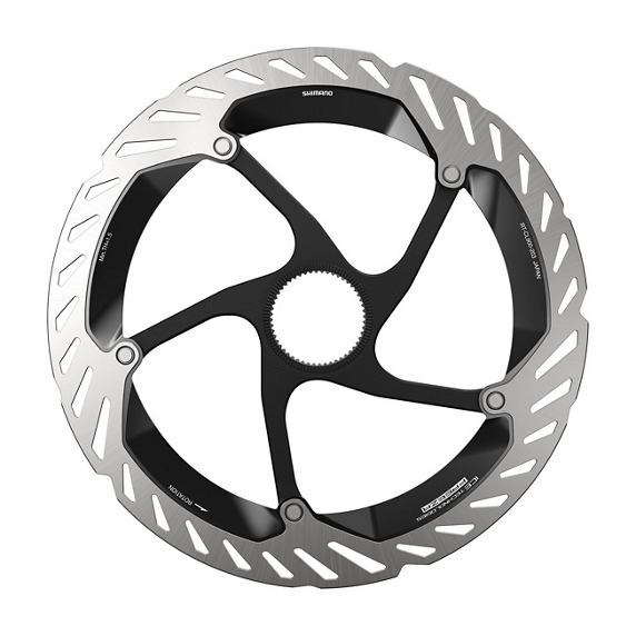 Disco Freno Shimano RT-CL900 Center Lock Ice Technologies Freeza Anillo Cierre Externo Plata/Negro