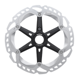 Shimano RT-EM810 Tarcza Hamulcowa Center Lock Ice Technologies Freeza Zewnętrzna Nakrętka Blokująca Srebrny/Czarny