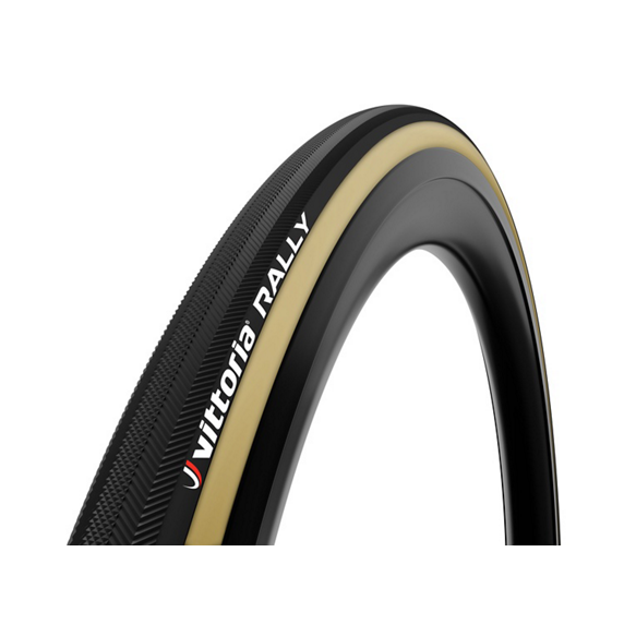 Neumático Carretera Vittoria Tubular Rally Crema/Negro