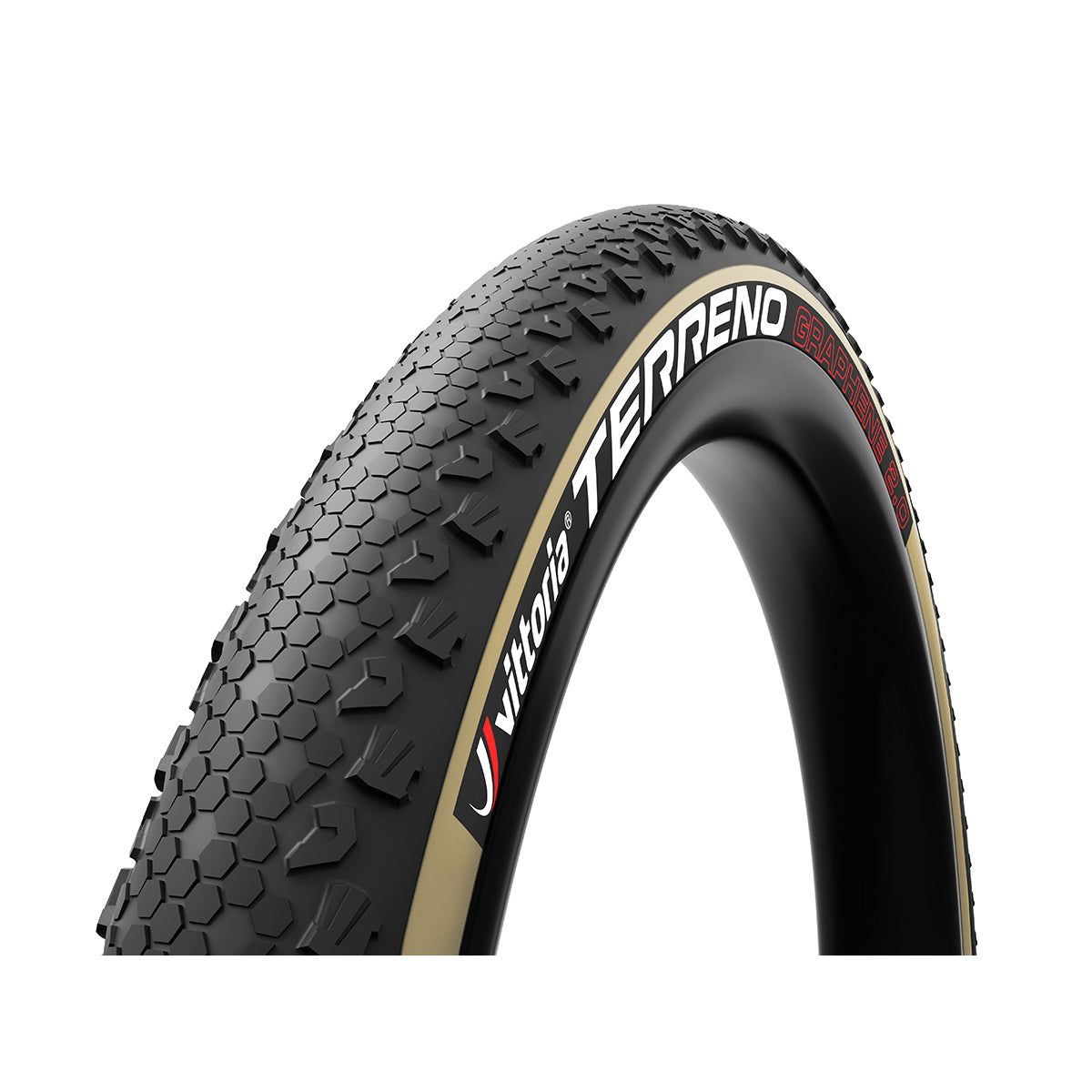 Cubierta MTB Vittoria Terreno TLR G2 Crema/Negro