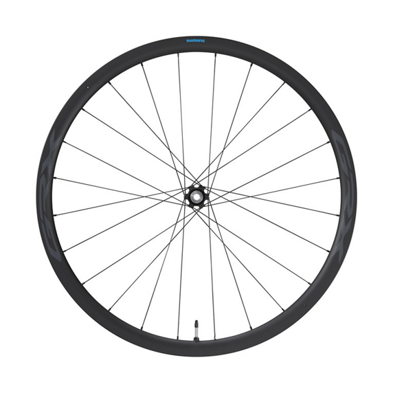 Rueda Delantera Shimano GRX WH-RX870-TL-F12-700C Freno Disco Center Lock Negro