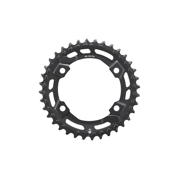 Plato Shimano Cues FC-U6000-2/FC-U6000-2B PCD 96mm Negro