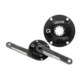 Quarq DFour 110 BCD DUB Shimano Carbon Korbowód z Miernikiem Mocy bez Suportu 172.5mm Czarny