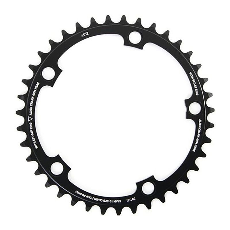 Plato Sram Red X-Glide Yaw BCD 110 mm Offset 10v Negro