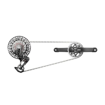 Grupo Electrónico Sram XX SL T-Type Eagle AXS DUB POD DM 175mm 34d 1x12v Negro