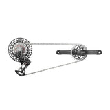 Sram XX SL T-Type Eagle AXS Electronic Group DUB Pod DM 170mm 34t 1x12s Czarny