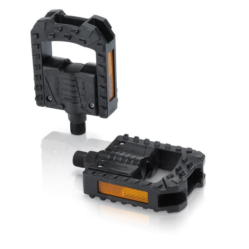 Pedales Plegables Plastico Xlc PD-F01 99x80.5x28mm Mtb Negro
