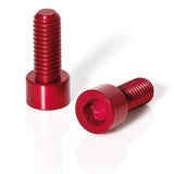 2 Śruby Sześciokątne do Bidoniaka BC-X02 Aluminium M5x17mm Czerwony