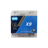 KMC X-9 Łańcuch 114 Ogniw 9s Chrome