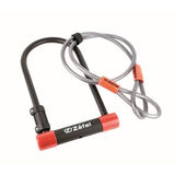 Zefal U-Lock Steel 13mm + Cable 10mmx120cm Black