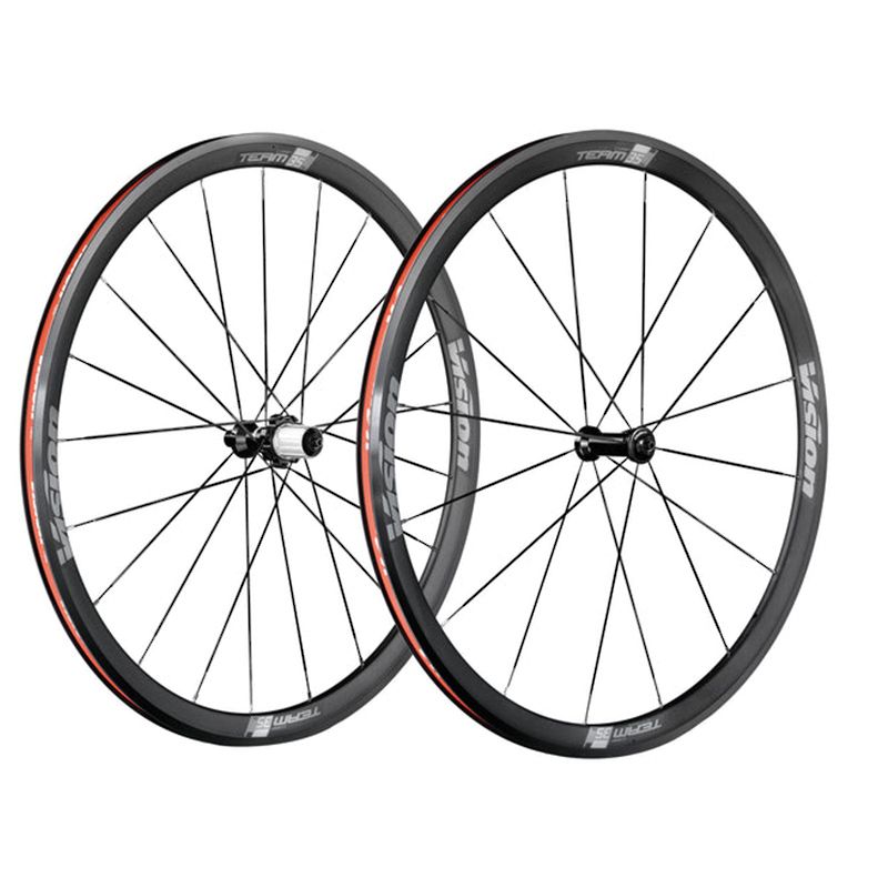 Juego Ruedas Vision Team 35 Comp SL Cubierta Shimano 10/11v Negro