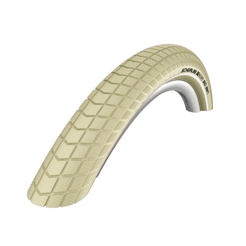 Cubierta Schwalbe Big Ben 26x2.15 K-Guard HS439 Twinskin Activeline Sbc Rigida Crema Reflectante