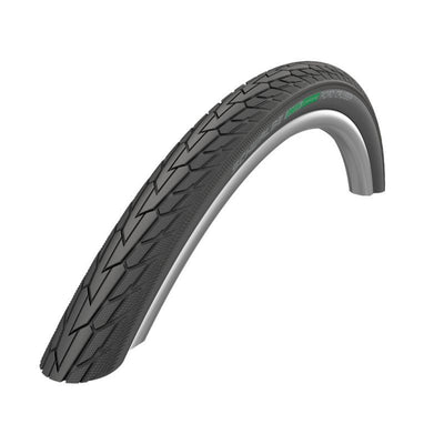 Cubierta Schwalbe Road Cruiser 28x1.75 K-Guard Green Compound HS484 Twinskin Rigida Reflectante Negro