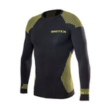 Biotex Hightech Seamless Koszulka Bazowa Czarny/Żółty